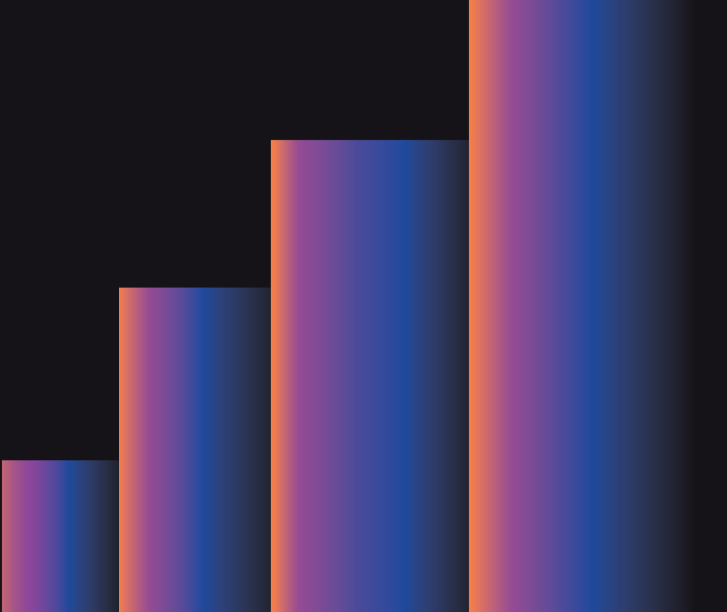 Represented by bar charts that indicate rising projections, symbolizing CleverCraft’s ability to simplify processes and support business growth.